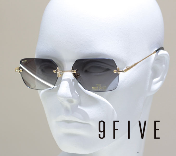 9FIVE ナインファイブ サングラス CLARITY LITE Gradation 24k Gold クラリティーライト 24Kゴールドメッキ 縁なしサングラス【022-CTL-BKG-G】正規品 送料無料｜時計・宝石・眼鏡の生巧堂 23,602円