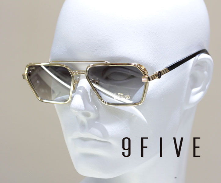 9FIVE ナインファイブ サングラス REIGN Gradation 24K Gold レーイン グラデーション 24Kゴールドメッキ【026-RGN-BKG-G】 正規品 送料無料