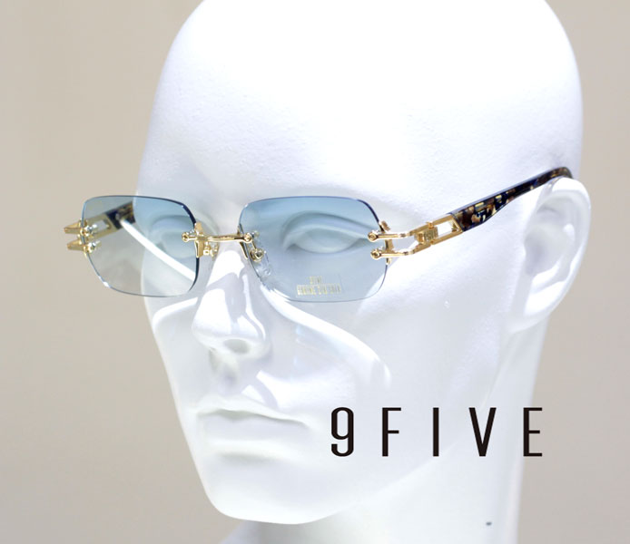 9FIVE ナインファイブ サングラス 新作 PURITY Coastal Blue & 24k Gold Gradation プリティー コースタルブルー【026-PRT-CBG-G】正規品 送料無料｜時計・宝石・眼鏡の生巧堂