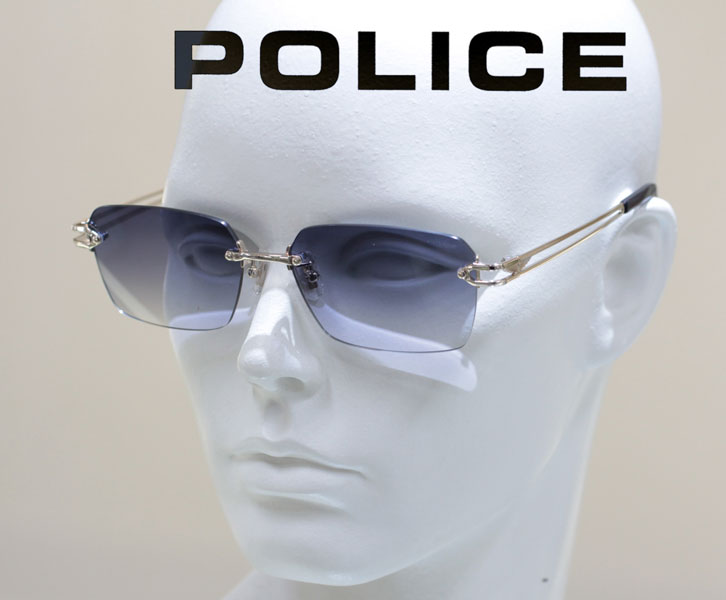 POLICE ポリス サングラス ORIGINS チタンフレーム UVカット 紫外線カット SPLT68J col.0300 正規品 送料無料 定価24,200円