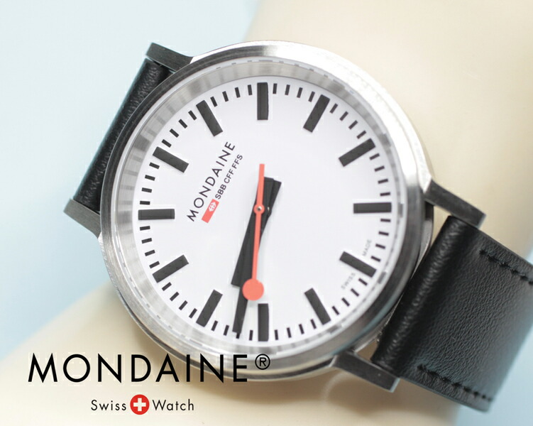 【希少】モンディーン　公式スイス鉄道　時計　クォーツ　デイデイト MONDAINE / SWISS RAILWAYS WATCH | UTDESIGN