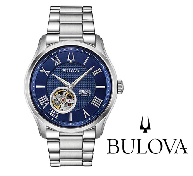 激安ブランド ブローバ Bulova 腕時計 メンズ 自動巻き クラシック ウィルトン Classic Wilton 96a218 正規品 メーカー3年間保証 送料無料 人気が高い Www Masterworksfineart Com