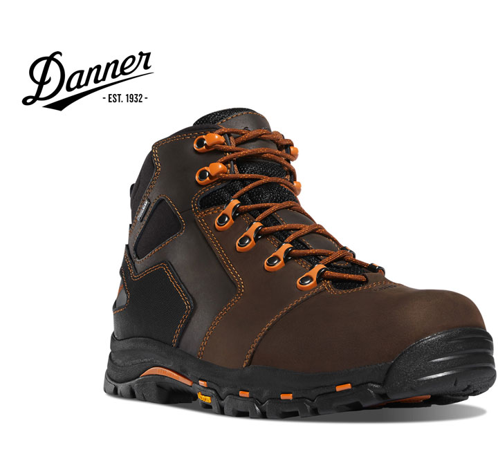ダナー Danner Vicious 4.5" Brown/Orange NMT アウトドア ハイキング ファッション｜e-ShopSmart