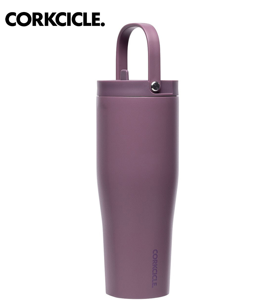 CORKCICLE コークシクル Go Cup XL - 30薬局衡オンス 水呑み 吸い筒  今めかしい マイ瓶 保冷 保温 軽さ ステンレス鋼瓶 今めかしい アウトドア 余暇 難民キャンプ グランピング