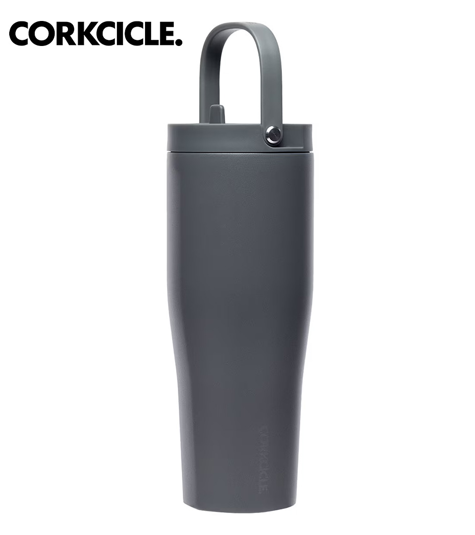 CORKCICLE コークシクル Go Cup XL - 30薬局衡オンス 水呑み 吸い筒  今めかしい マイ瓶 保冷 保温 軽さ ステンレス鋼瓶 今めかしい アウトドア 余暇 難民キャンプ グランピング