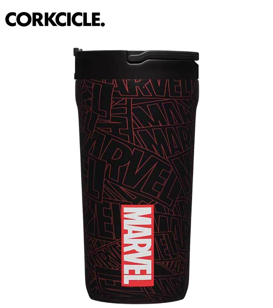 CORKCICLE コークシクル Kids Cup - 12薬局衡オンス Marvel - Marvel Logo お子さん用 マーベル 吸い筒  今めかしい マイ瓶 保冷 保温 軽さ ステンレス鋼瓶 今めかしい アウトドア 余暇 難民キャンプ グランピング