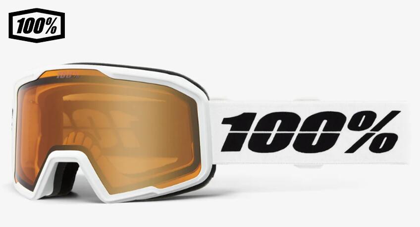 【送料無料】100％ ワンハンドレットパーセント　VALNOR　ゴーグル　Base White/Amber　スノー スキー　1s51012-00002