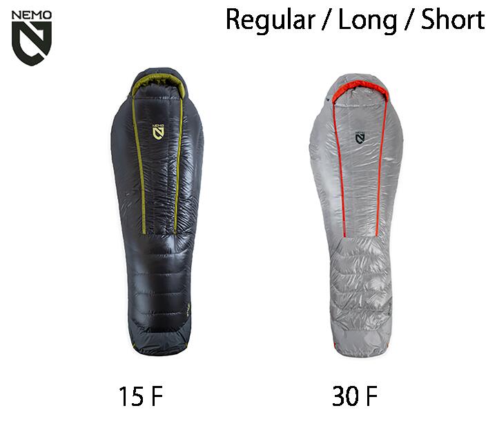NEMO ニーモ_装置 Coda Endless Promise? Down Mummy Sleeping Bag Regular／Long／Short 10 F／25 F 終曲 エンドレスプロミス ダウンマミー型寝袋 難民キャンプ アウトドア 山歩き 山登り グランピング 祝い事