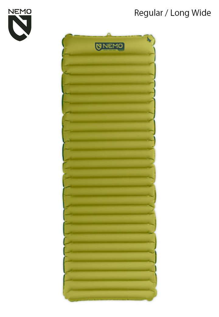 NEMO ニーモ_イクイップメント Astro Insulated Lightweight Sleeping Pad アストロ断熱軽量スリーピングパッド Regular ／Long Wide キャンプ アウトドア ハイキング 登山 グランピング