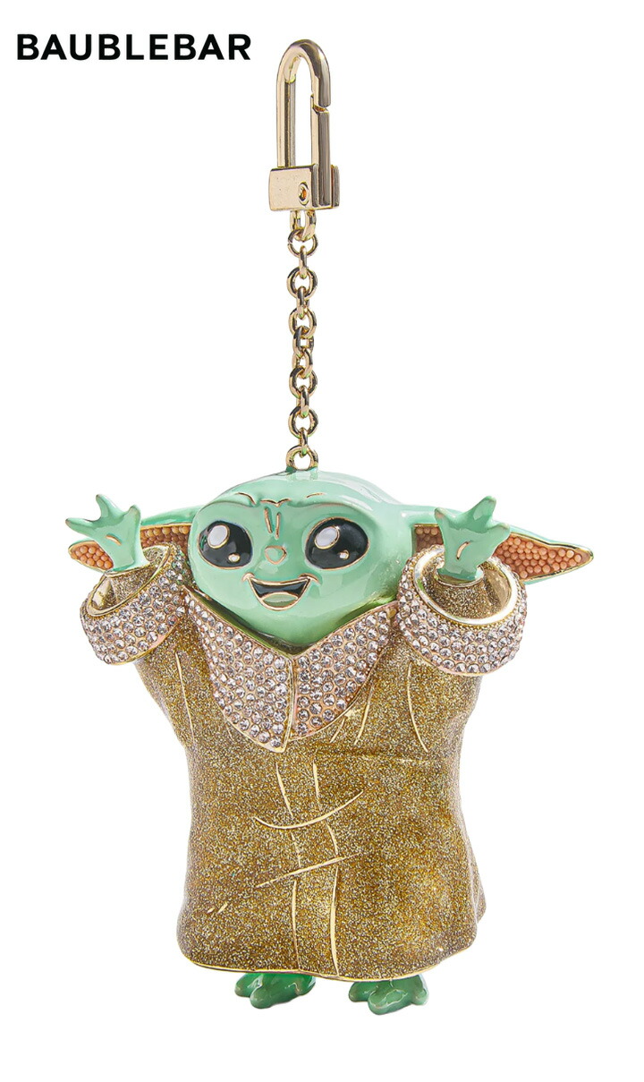 BaubleBar バウブルバー Disney STAR WARS GROGU 3D Bag Charm スター_ウォーズ グローグー 3Dバッグチャーム アクセサリー プレゼント レディース ディスニー|e-ShopSmart