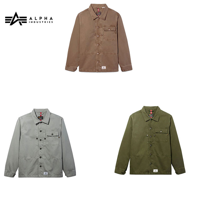 アルファインダストリー ALPHA INDUSTRIES P44 MOD SHIRT JACKET ジャケット メンズ　冬物 msu52000c1｜e-ShopSmart