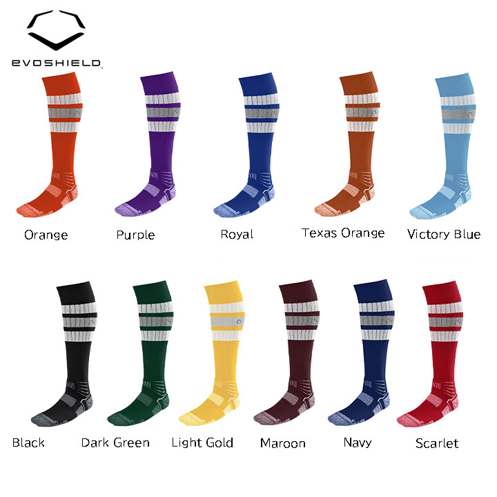 【楽天市場】【USA物】EVOSHIELD エボシールド PROSRZ STRIPED GAME SOCK 野球 靴下 ソックス 練習着 トレーニング