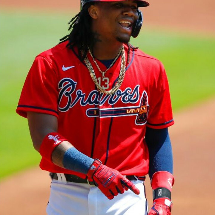 海外限定カラー 赤 フランクリン Franklin 一般バッティング手袋 大人用 選手モデル Cfxpro ギア ギア 両手用 野球 Acuna Jr ロナルド アクーニャjr 選手モデル バッティンググローブ レッド 赤 限定 E Shopsmart 数量限定