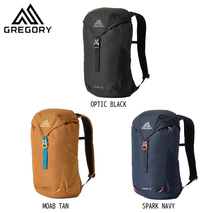 Gregory グレゴリー Nano 16 バック アウトドア カジュアル アウトドア キャンプ 登山用 長距離 ハイキング バックパック リュックサック｜e-ShopSmart 10,125円