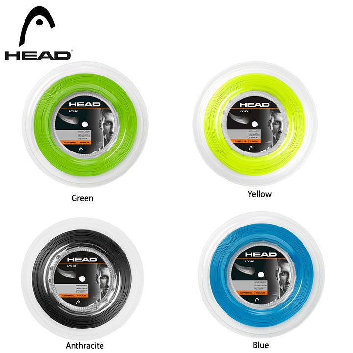 HEAD ヘッド LYNX REEL 200M  テニスガット リール ロール(海外正規品) 281794