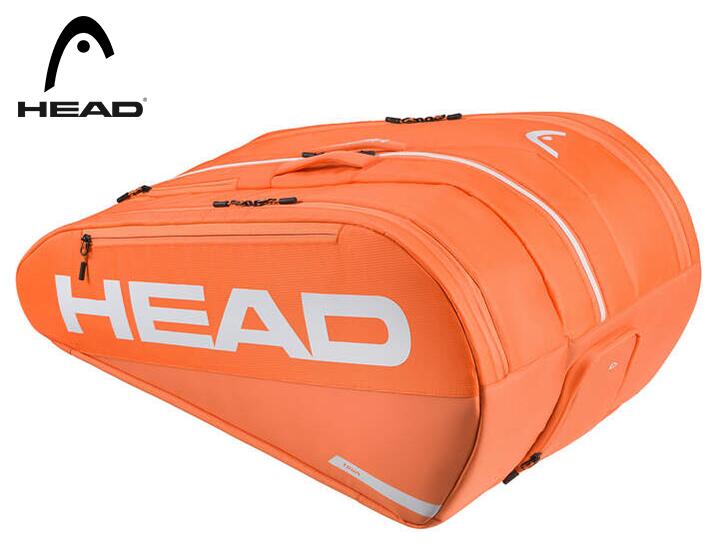 【送料無料】 HEAD ヘッド Tour Racquet Bag XL OR テニスバック (海外正規品) 260306|e-ShopSmart