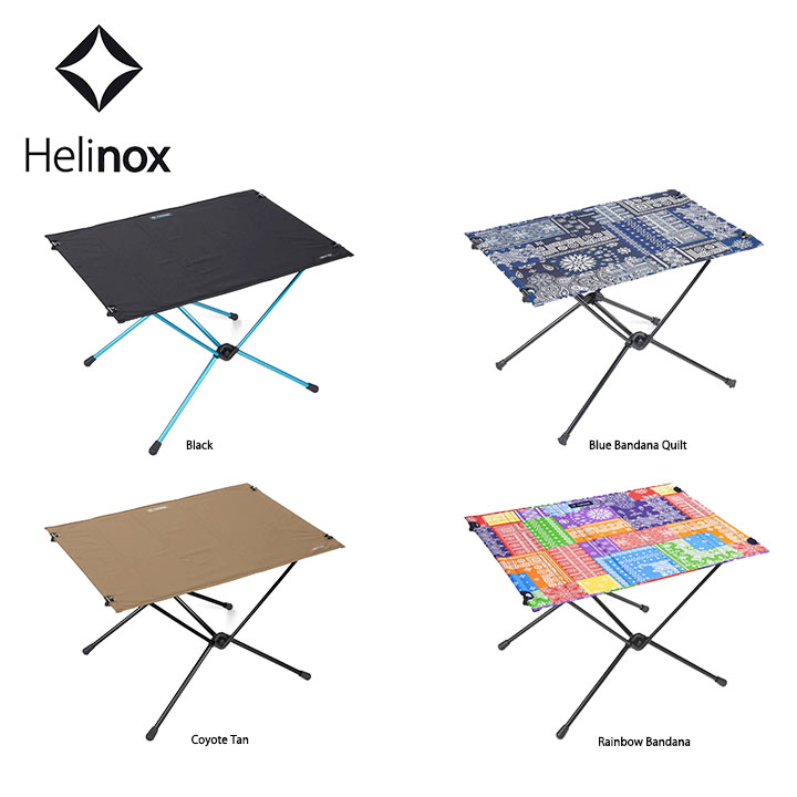 BURTON BY HELINOX ドット柄 折りたたみテーブル テーブルワン ハードトップ BQ｜モンベル