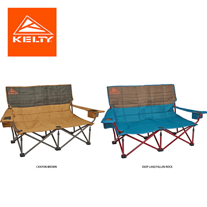 超美品！KELTY アウトドアベンチ ドリンクホルダー付き 楽天市場】ケルティ Kelty ラブシート LOVESEAT 椅子 ベンチ 折り畳み