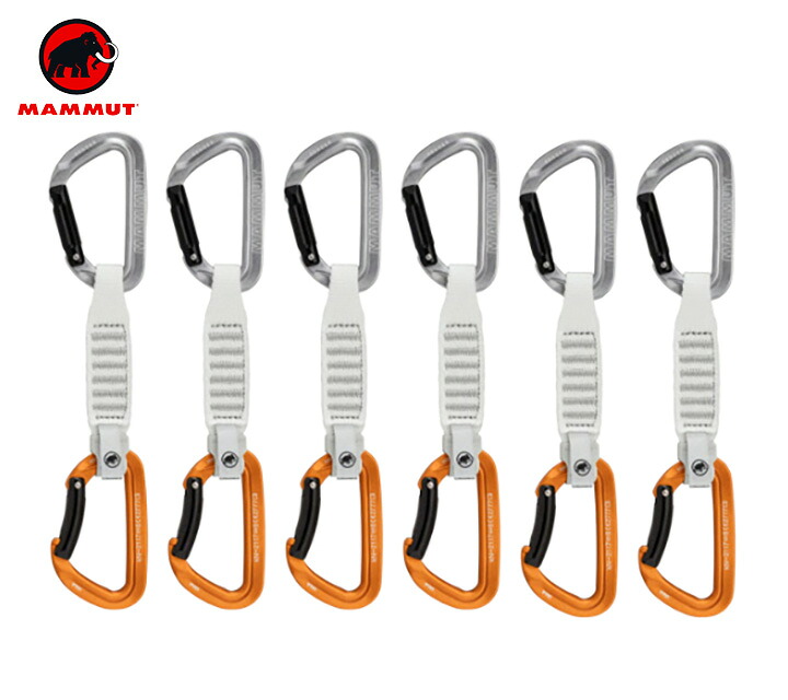 【送料無料】 Mammut マムート Sender Keylock 12 cm 6-Pack Quickdraws クイックドロー スポーツクライミング アウトドア クライミング ハイキング 登山 長距離 バッグ トレッキング キャンプ グランピング フェス(海外正規品)