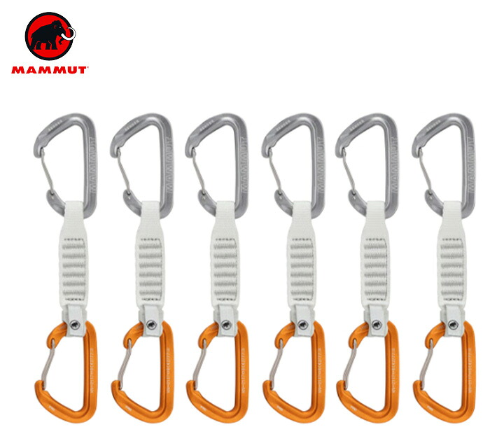 【送料無料】 Mammut マムート Sender Keylock 12 cm 6-Pack Quickdraws クイックドロー スポーツクライミング アウトドア クライミング ハイキング 登山 長距離 バッグ トレッキング キャンプ グランピング フェス(海外正規品)