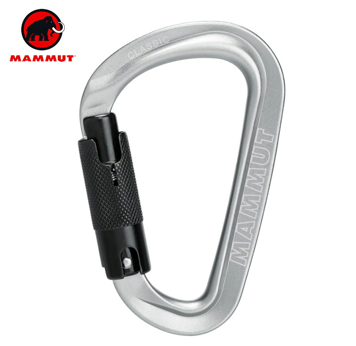【送料無料】 Mammut マムート Classic HMS Twistlock Plus Carabiner 2040-02480 クラシック HMS ツイストロック プラス カラビナ 2040-02480 アウトドア クライミング ハイキング 登山 長距離 バッグ トレッキング キャンプ グランピング フェス(海外正規品)