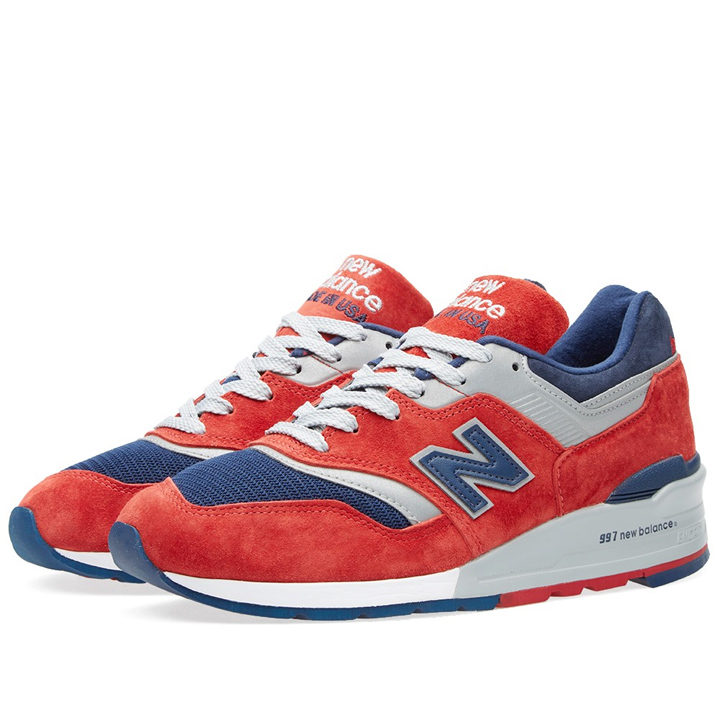 new balance 997 orange