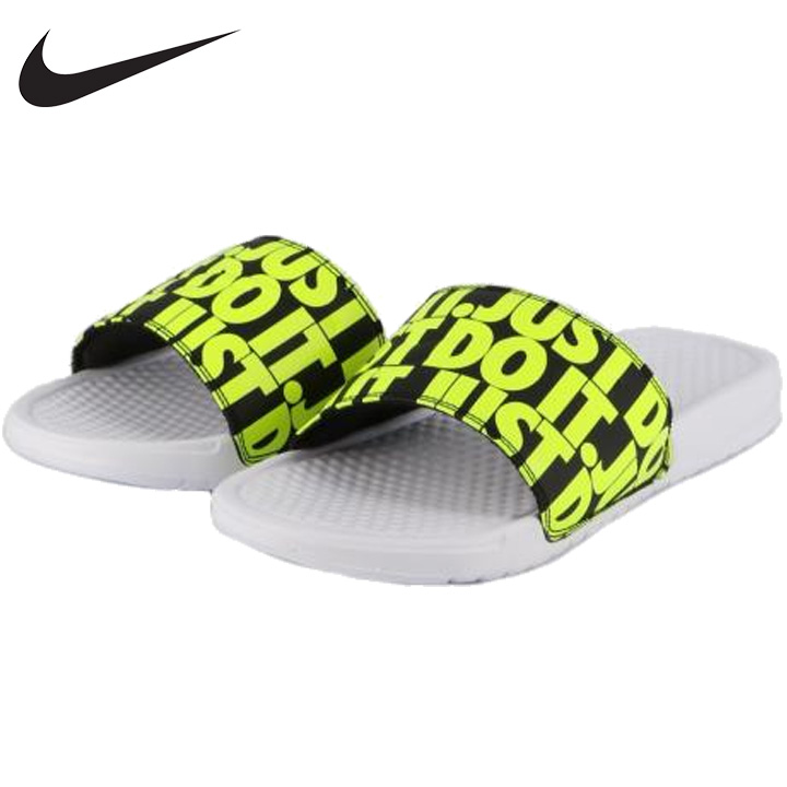 green nike sandals