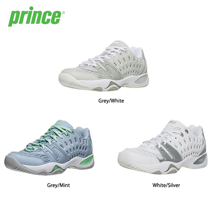 Prince 大公 Prince T22 レディース 庭球シューズ(外国で定め事品) 庭球シューズ 靴 庭球用 庭球 訓練を受ける 力くらべ 運動すること