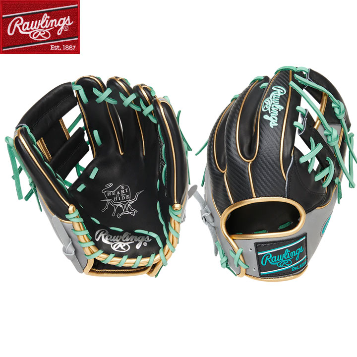 人気商品 送料無料 Rawlings ローリングス 野球 内野手用 グラブ Mlb Hoh Heart Of The Hide 硬式 軟式 グローブ 11 5インチ 右投げ用 Pro934 2bcf ブラック グレー Fucoa Cl