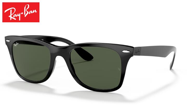 レイバン Rayban WAYFARER LITEFORCE ハイブリッジフィット 黒眼鏡 サングラス-バッグ・小物・ブランド雑貨-眼鏡・サングラス