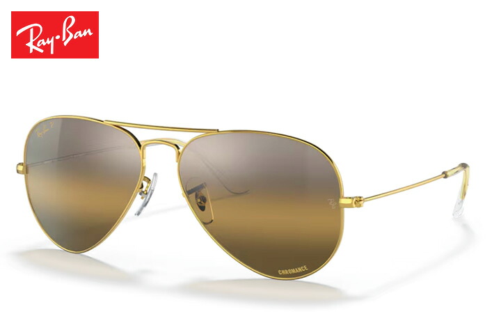 レイバン Rayban AVIATOR CHROMANCE アビエーター クロマンス sunglass 黒眼鏡