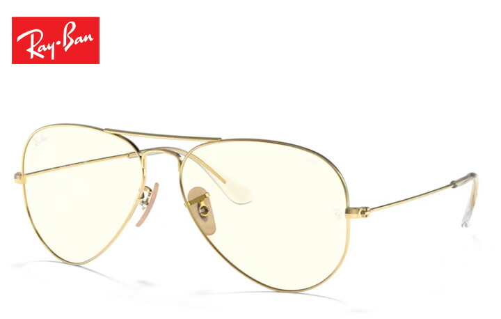 レイバン Rayban AVIATOR CLEAR EVOLVE アビエイタークリアエボルブ sunglass サングラス
