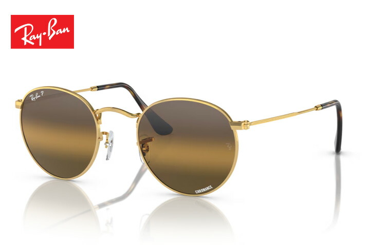 レイバン Rayban ROUND METAL CHROMANCE ラウンドメタルクロマンス sunglass 黒眼鏡