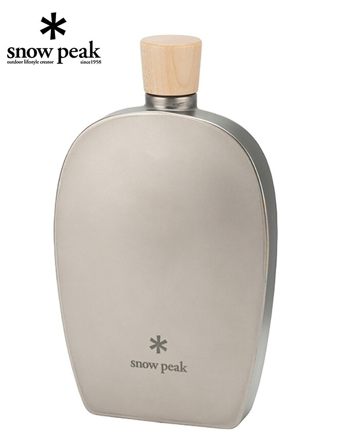 snow peak スノーピーク Titanium Flask 8.4薬局衡オンス チタンスキットル250 吸い筒 アウトドア 難民キャンプ スポーツ・アウトドア-バーベキュー・クッキング用品-鉄板・網