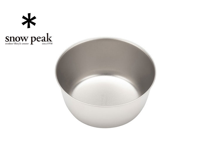 snow peak スノーピーク Ti-Double Bowl in 600mL /チタンダブルボウル