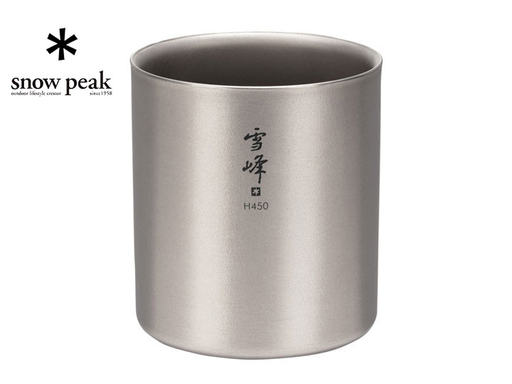 snow peak スノーピーク Ti-Double H450 Stacking Mug /スタッキングマグ雪峰 H450 アウトドア キャンプ カップ テーブルウェア