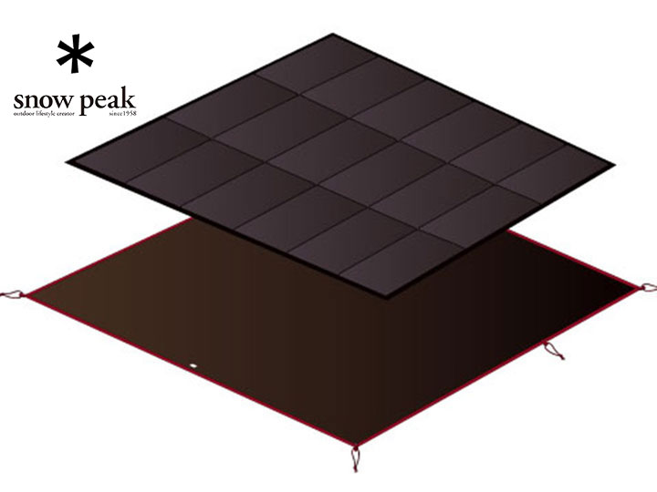 楽天市場】スノーピーク インナーマット Amenity Dome Mat &