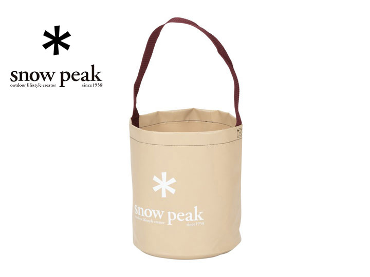snow peak スノーピーク Camping Bucket S / キャンプバケツ アウトドア キャンプ バケツ｜e-ShopSmart