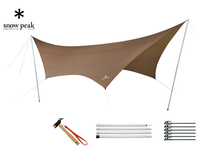 楽天市場】snow peak スノーピーク Amenity Tarp Hexa Set L