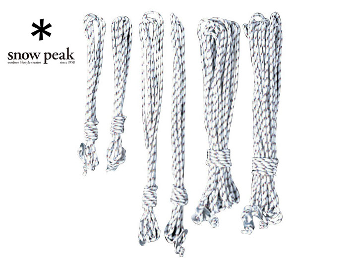 snow peak スノーピーク Hexa Tarp Rope Set Pro. /縄索仕かけるPro ヘキサ アウトドア 難民キャンプ