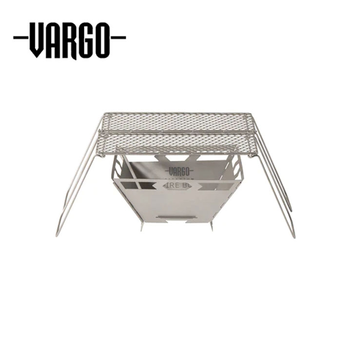 【楽天市場】VARGO バーゴ TITANIUM FIRE BOX GRILL 2.0 チタニウムファイヤーボックス＆グリル（セット） グリル