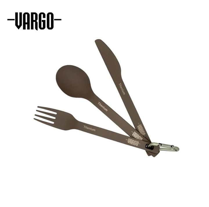 【楽天市場】VARGO バーゴ TITANIUM SPOON / FORK / KNIFE SET - ULV チタニウムスプーンフォーク
