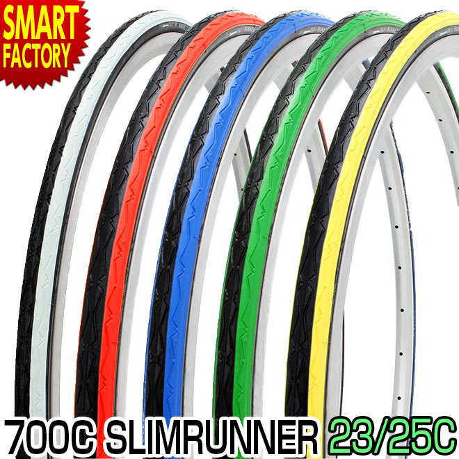 E Smart Bicycle Tire 700 23c 25c Color Tire Sr086 Slim Runner