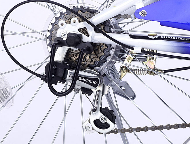子供自転車 ライト 22 CIデッキ シマノ 6段ギア ライト 鍵 カゴ CIデッキ 6段ギア 折りたたみ自転車 MTB 折り畳み 自転車