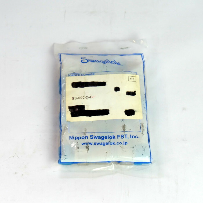 Swagelok　チューブ継手　10個入　SS-600-2-4｜e-Spares 店