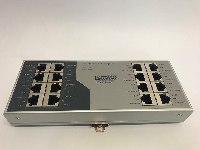 PHENIX CONTACT HUB ハブ FL SWITCH SF 16TX 2832849 コネクタ差込口割れ有 差込コネクタ欠品|e-Spares 店