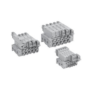 SMC 5ポートソレノイドバルブ プラグインユニット VV5Q11 02C6FS0-DN｜e-Spares 店