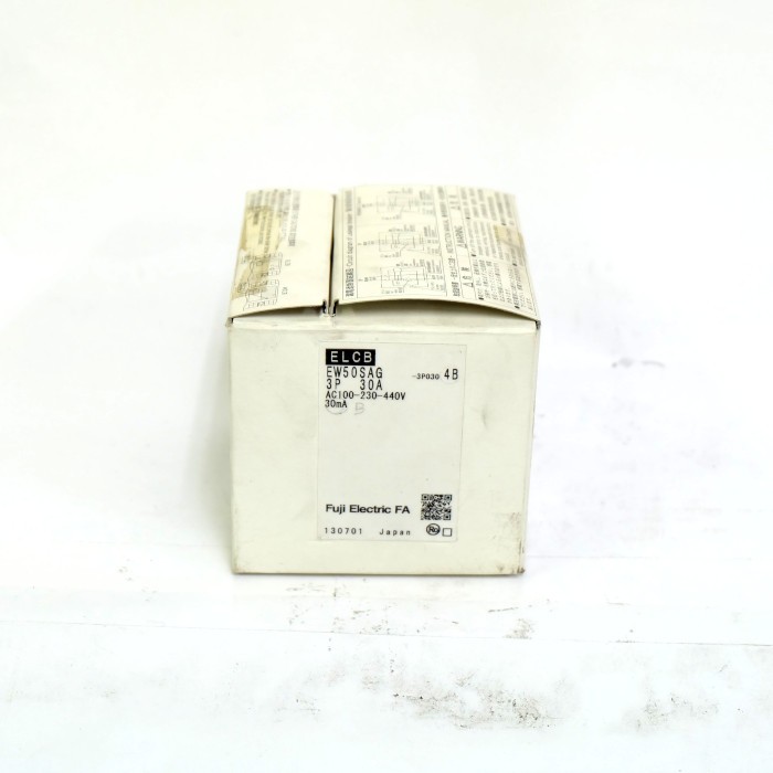富士電機機器制御　漏電ブレーカー　EW50SAG-3P030 4B｜e-Spares 店