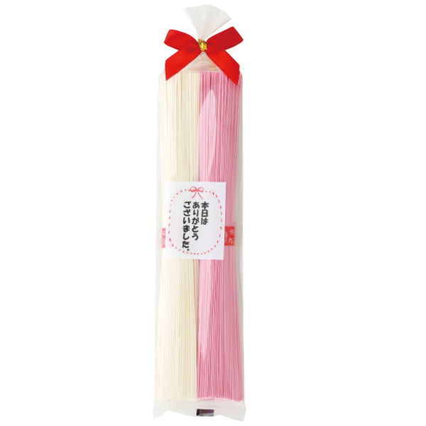 揖保乃糸 紅白素麺2束 文面A ※セット販売(51点入) [キャンセル・変更・返品不可]｜イースクエア