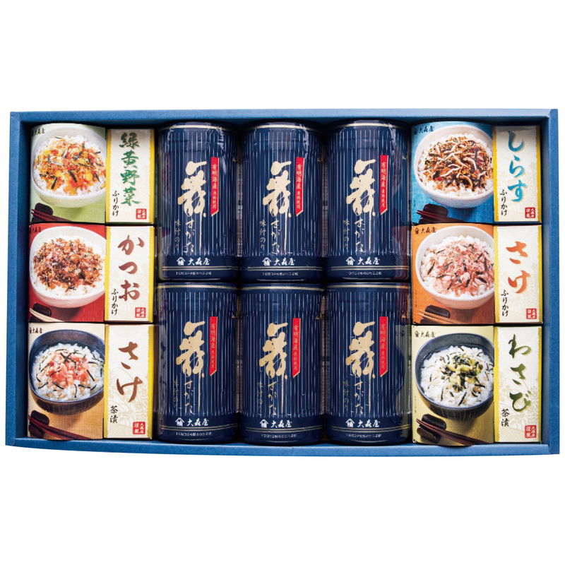大森屋 卓上のり・お茶漬・ふりかけ詰合せ NTF-50G (NTF-50G)